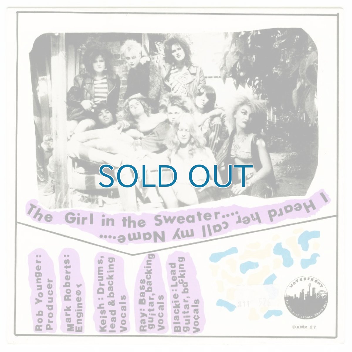 画像2: The Hard-Ons / The Girl In The Sweater [Australia Repress | Red/Yellow Sleeve] [7inch | Waterfront]【ユーズド】 (2)