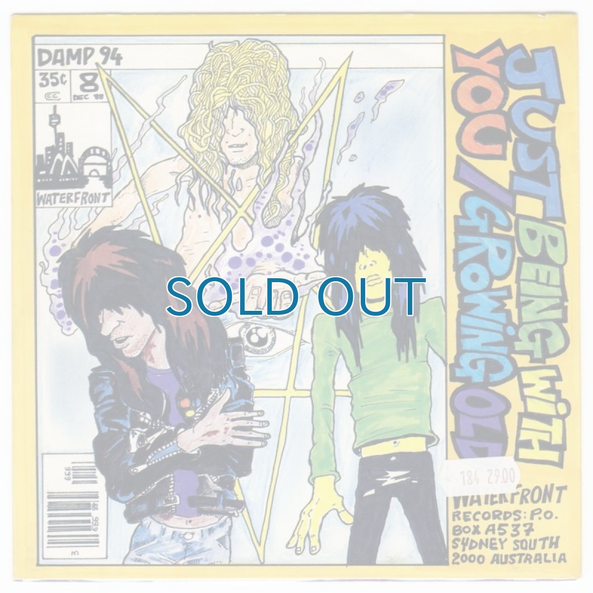 画像2: The Hard-Ons / Just Being With You / Growing Old [Australia Orig.] [7inch | Waterfront]【ユーズド】 (2)