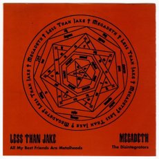 画像2: Less Than Jake | Megadeth / All My Best Friends Are Metalheads | The Disintegrators [US Orig.EP+Inner | 500ltd. Black] [7inch | Fueled By Ramen]【ユーズド】 (2)