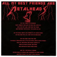 画像4: Less Than Jake | Megadeth / All My Best Friends Are Metalheads | The Disintegrators [US Orig.EP+Inner | 500ltd. Black] [7inch | Fueled By Ramen]【ユーズド】 (4)