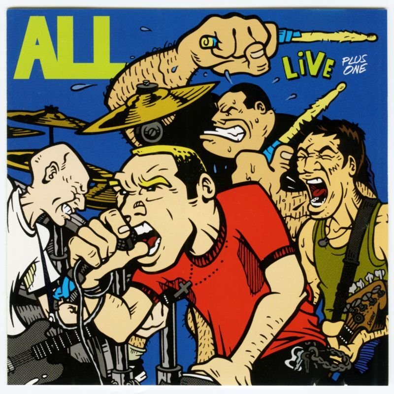 日本盤】All & Descendents / Live Plus One [JPN Orig.LP+Inner