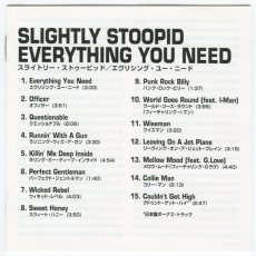 画像3: 【日本盤】Slightly Stoopid / Everything You Need [JPN Orig.LP+Inner] [CD | Sony Music]【ユーズド】 (3)