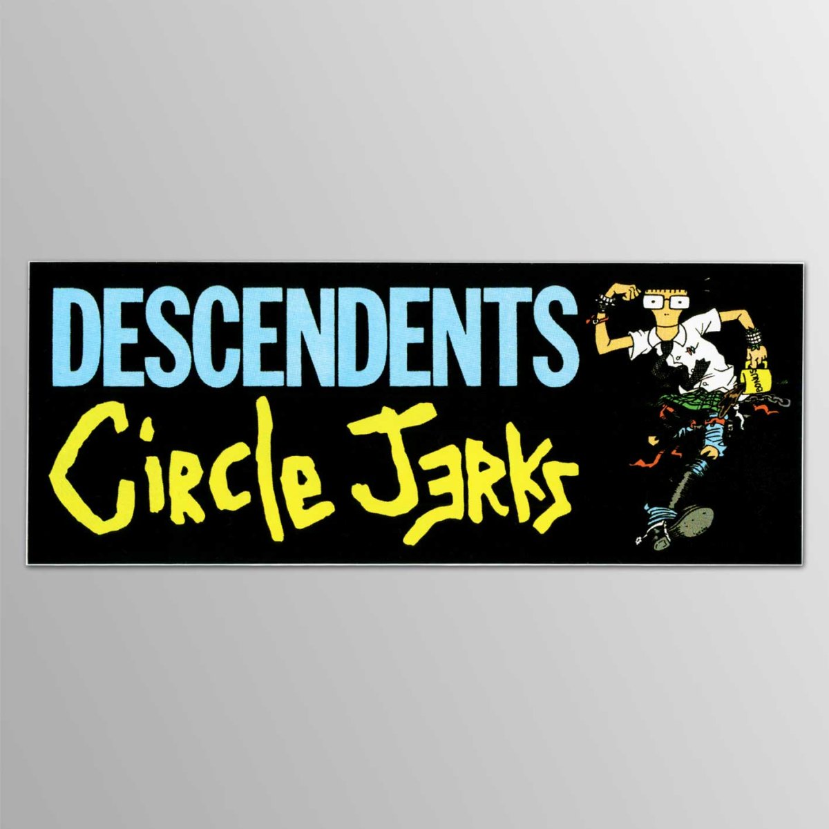 画像1: Circle Jerks x Descendents / 2023 Bumper BK ステッカー (1)