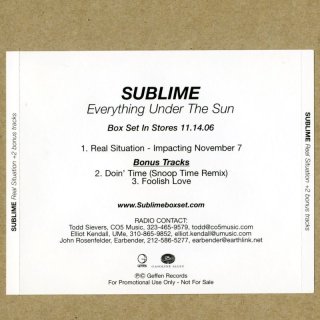 SUBLIME Everything Under the Sun ボックスセットpunk