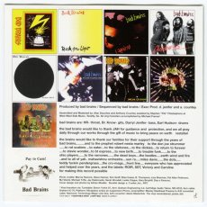 画像3: 【日本盤】Bad Brains / Banned In D.C.: Bad Brains Greatest Riffs [JPN Orig.LP+Inner] [Enhanced CD | Toshiba EMI]【ユーズド】 (3)