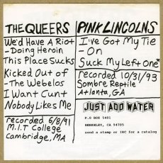 画像2: The Queers and The Pink Lincolns / Live! At Some Prick's House [US Orig.EP] [7inch | Just Add Water]【ユーズド】 (2)