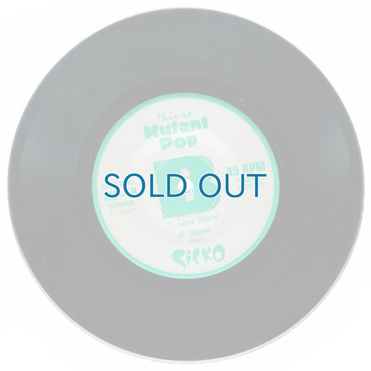 画像4: Sicko / Three Tea [US Repress EP] [7inch | Mutant Pop]【ユーズド】 (4)