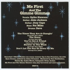 画像3: 【日本盤】Me First And The Gimme Gimmes / Turn Japanese [JPN ORG.LP] [CD | Pizza Of Death]【ユーズド】 (3)