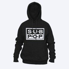 画像1: Sub Pop / Logo ブラック パーカー (1)