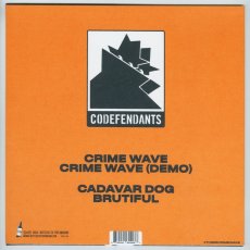 画像2: Codefendants / Crime Wave [US ORG.EP | COLORED][10inch | Bottles To The Ground]【新品】 (2)