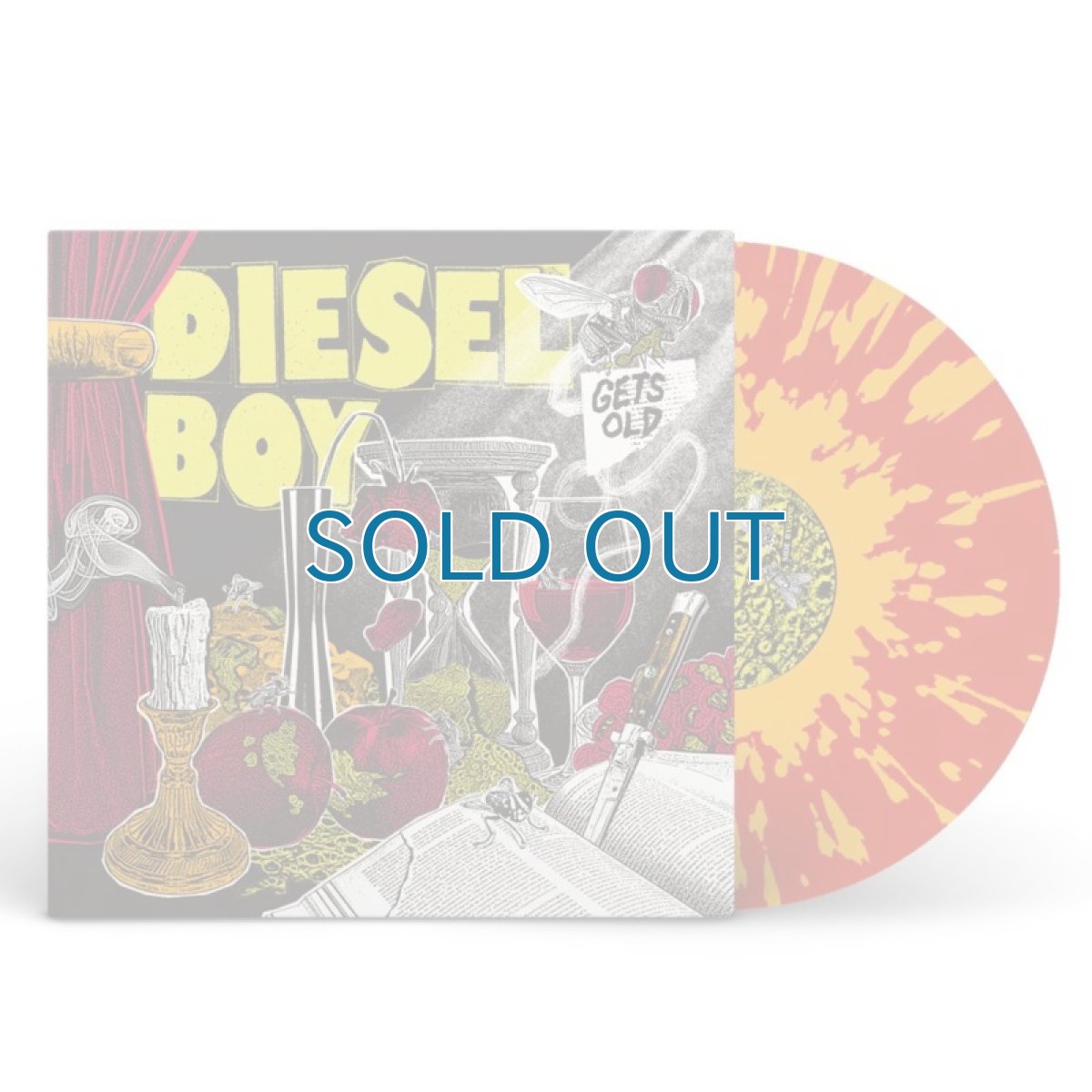 画像1: Diesel Boy / Gets Old [Worldwide Orig.LP | Red w/ Orange Splatter] [12inch | SBÄM]【新品】 (1)