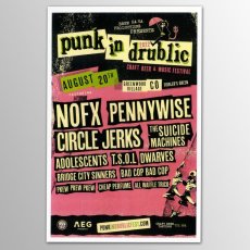 画像1: Punk in Drublic 2022 ポスター [w/ NOFX、Pennywise、Circle Jerks、Suicide Machines and more] (1)