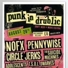 画像2: Punk in Drublic 2022 ポスター [w/ NOFX、Pennywise、Circle Jerks、Suicide Machines and more] (2)