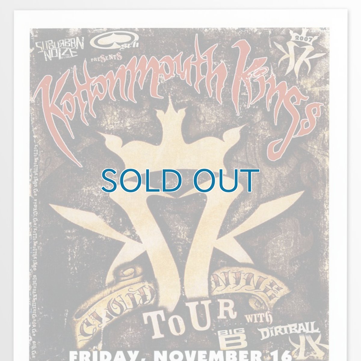 画像2: Kottonmouth Kings / Providence 2007 ポスター [w/ Big B, Dirtrail] (2)