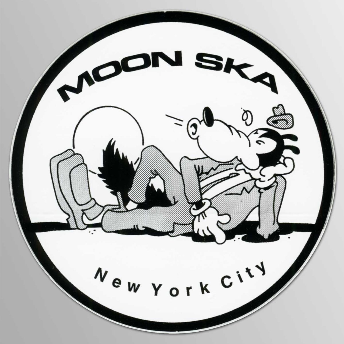 画像1: Moon Ska / Moon Dog ステッカー (1)