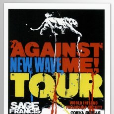 画像2: Against Me! / Lupo's 2007 ポスター [w/ Sage Francis, Cobra Skulls] (2)