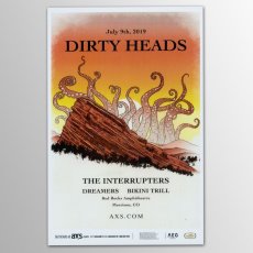 画像1: Dirty Heads / Red Rocks 2019 ポスター [w/ The Interrupters, Dreamers, Bikini Trill] (1)