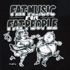 画像3: Fat Wreck Chords / Fat Music For Fat People ブラック T/S (3)