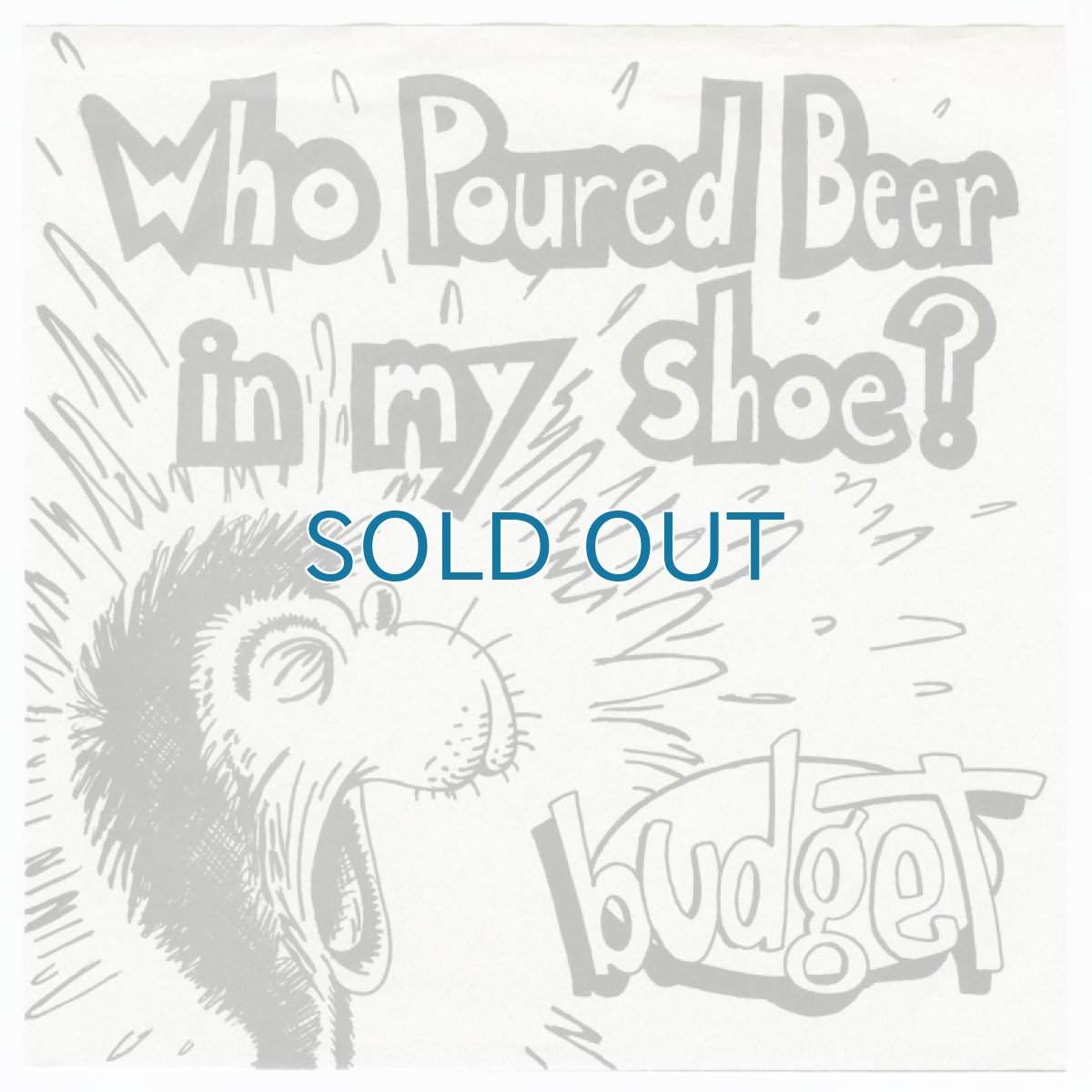 画像1: Budget / Who Poured Beer In My Shoe [US Orig.EP][7inch | Mindpower]【ユーズド】 (1)