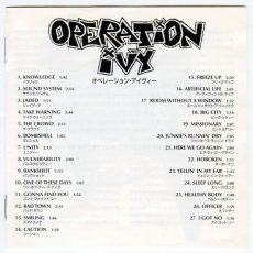 画像5: 【日本盤】Operation Ivy / Operation Ivy  [JPN Reissue+Inner] [CD | Sony Music]【ユーズド】 (5)