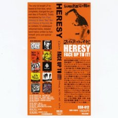 画像5: Heresy / Face Up To It! [JPN Reissue LP | Remastered | Digipak][CD | Speedstate]【ユーズド】 (5)