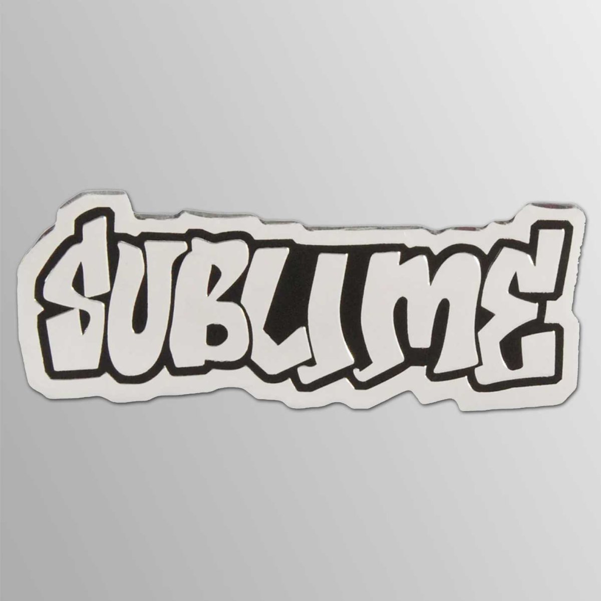 画像1: Sublime / Logo On Silver ステッカー (1)