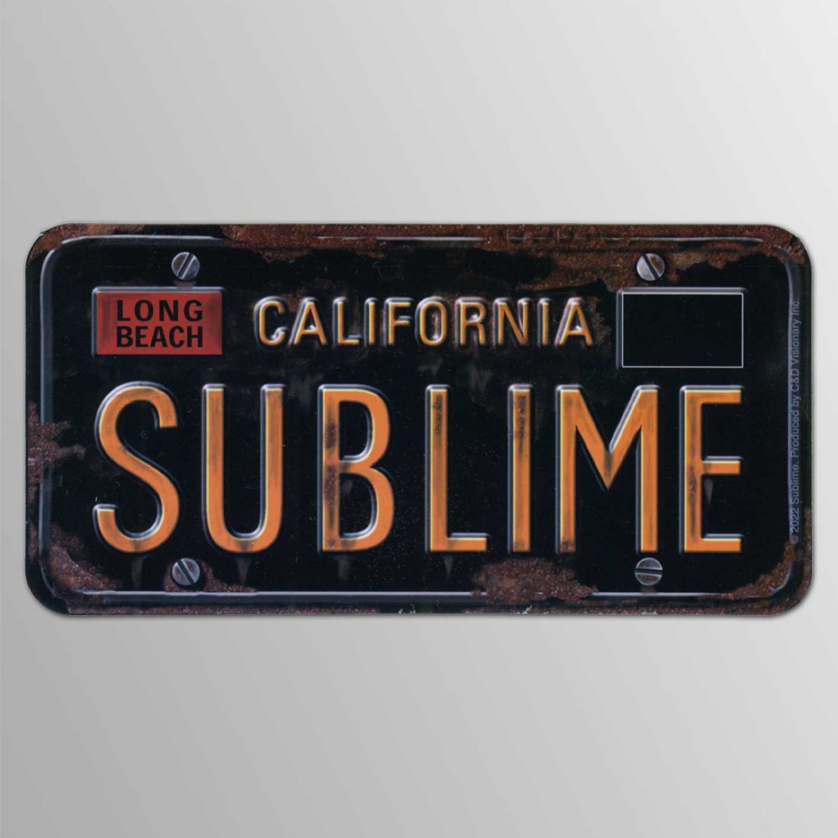 画像1: Sublime / License Plate ステッカー (1)