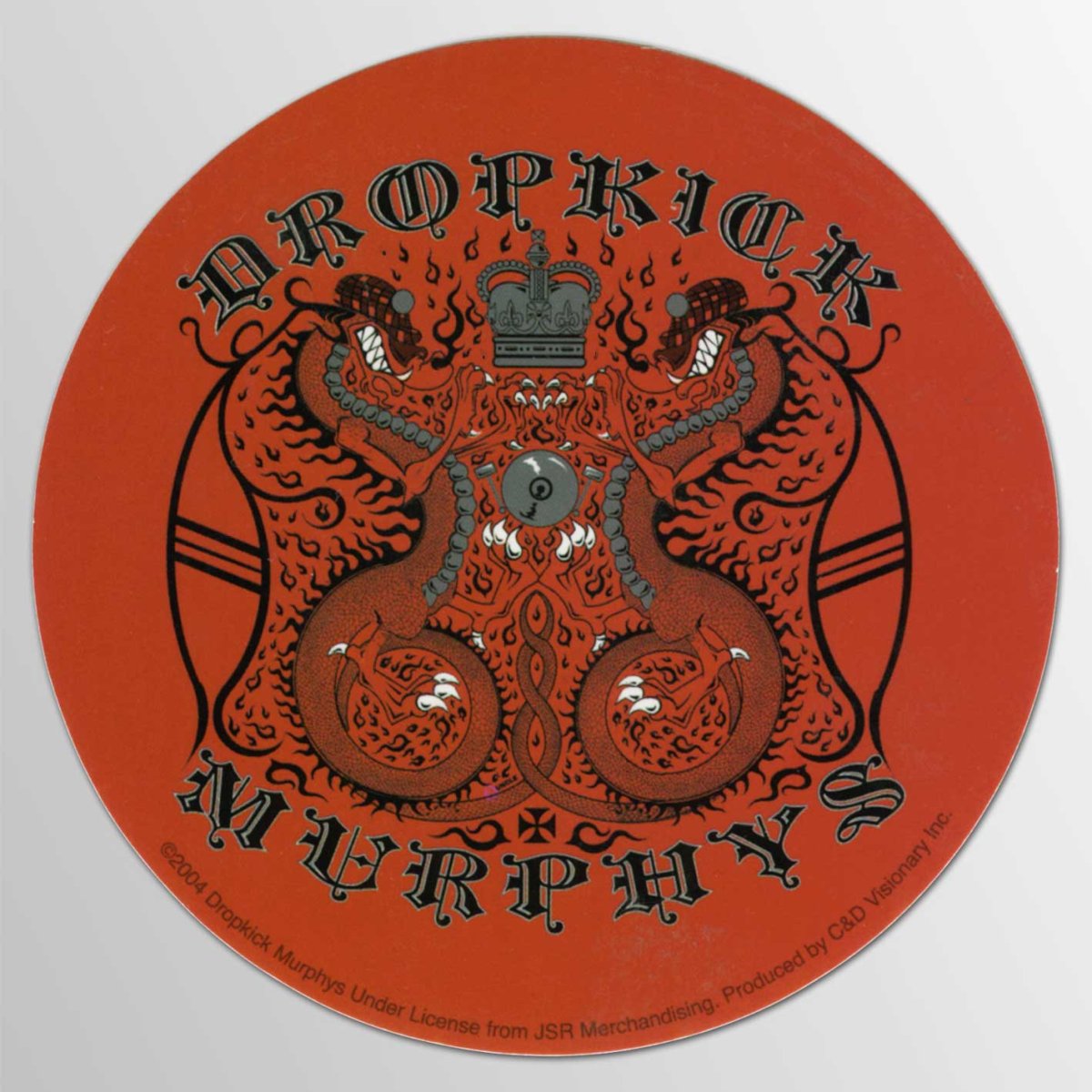 画像1: Dropkick Murphys / Red Crown ステッカー (1)