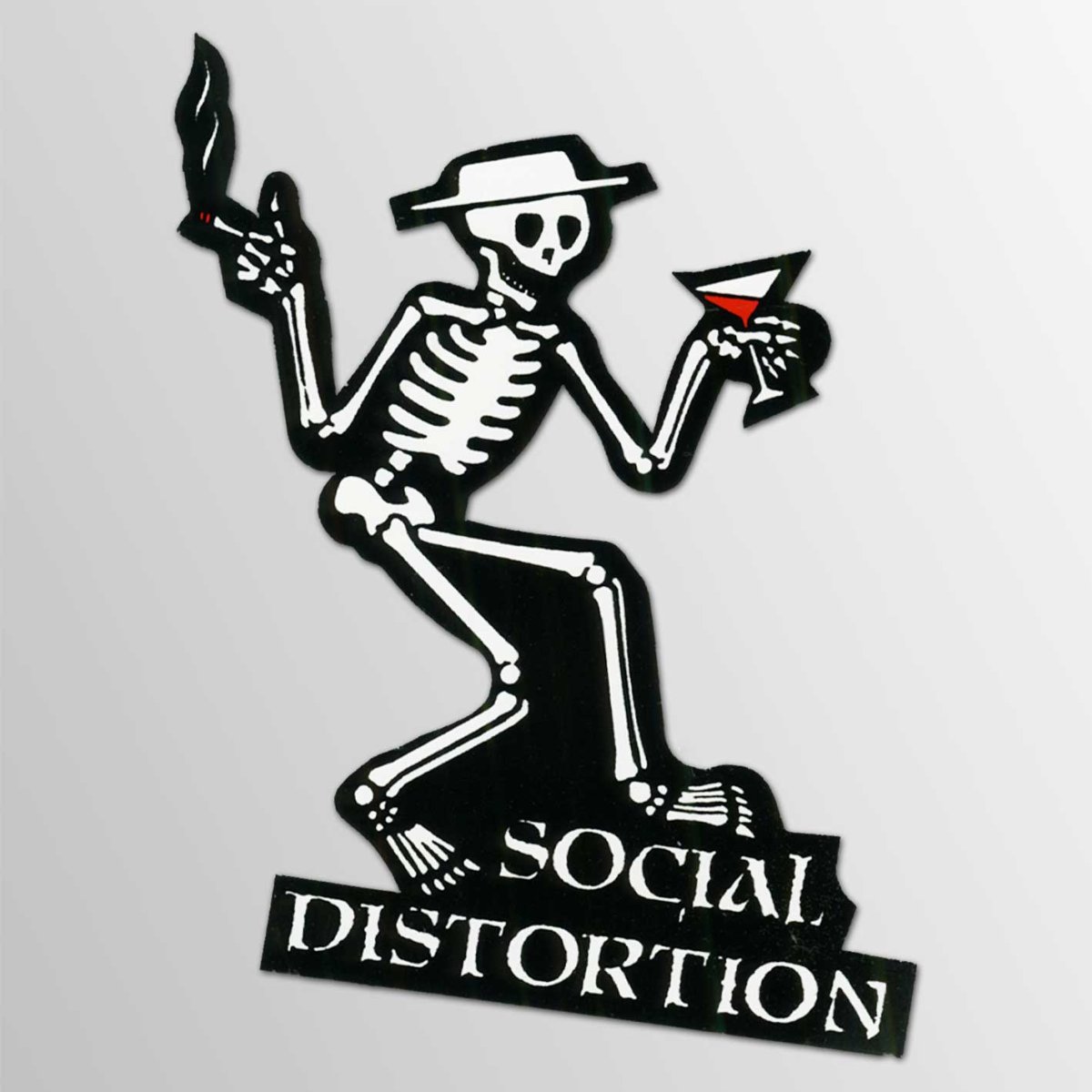 画像1: Social Distortion / Die Cut Skeleton ステッカー (1)