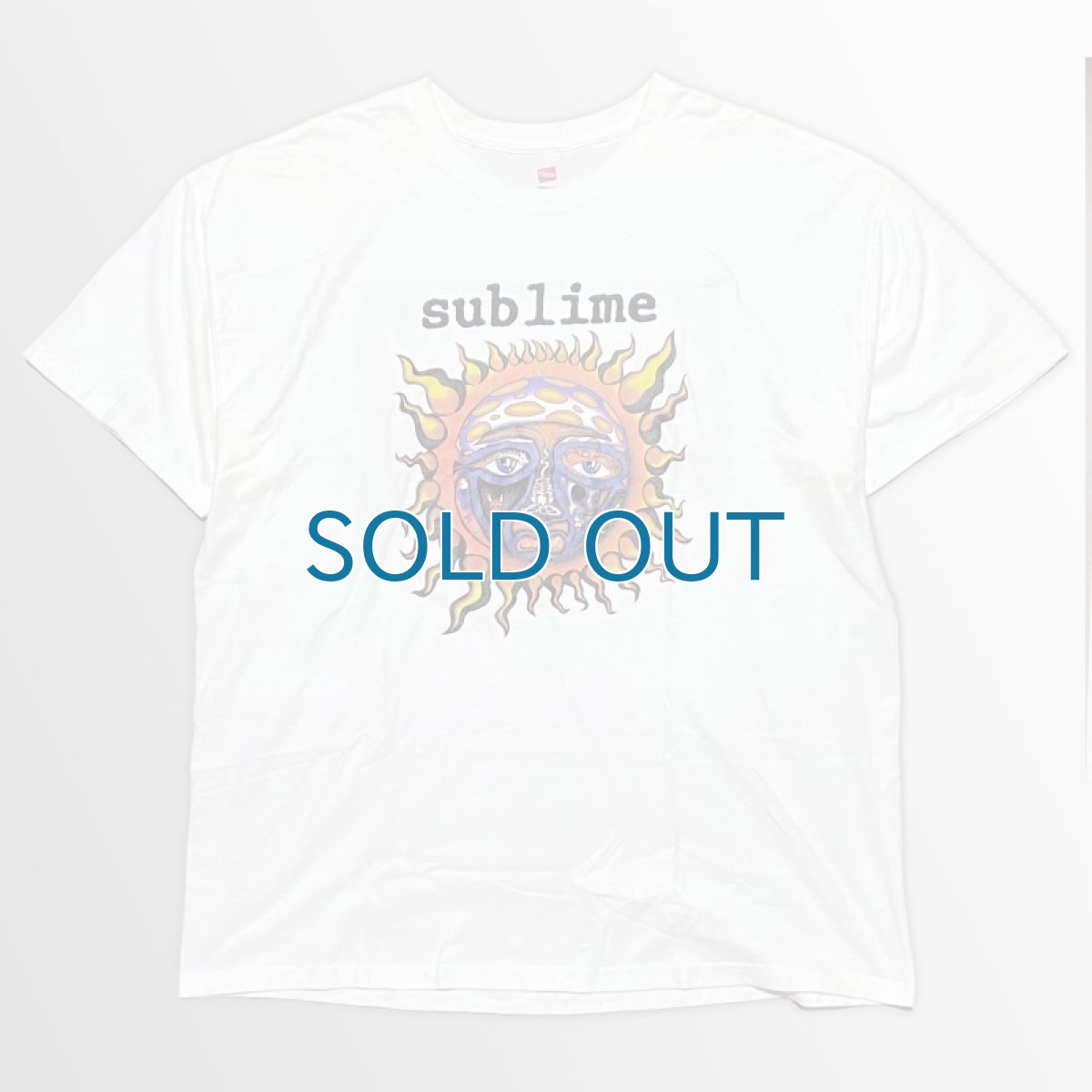 画像1: Sublime / Sun - Skunk Records Logo T/S 【XLサイズ】【ユーズド】 (1)