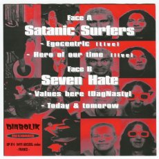 画像2: Satanic Surfers | Seven Hate / Born 2 Skate EP [FR Orig.EP | White | 1,000 ltd.][7inch | Diabolik]【ユーズド】 (2)