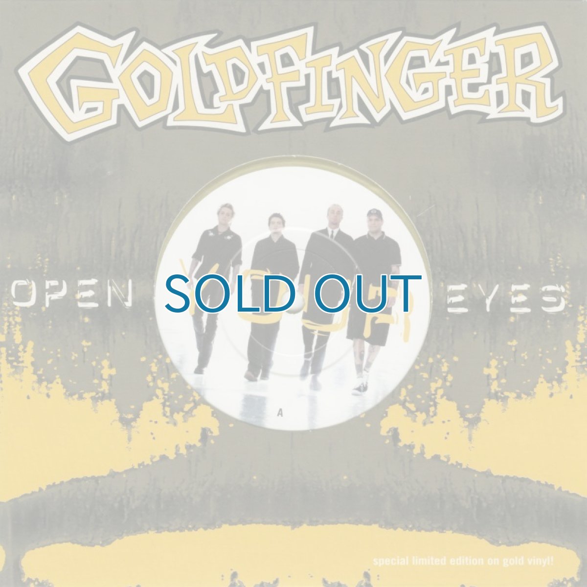 画像1: Goldfinger / Open Your Eyes [UK Orig.EP | Limited Edition Gold] [7inch | Mojo]【新品】 (1)