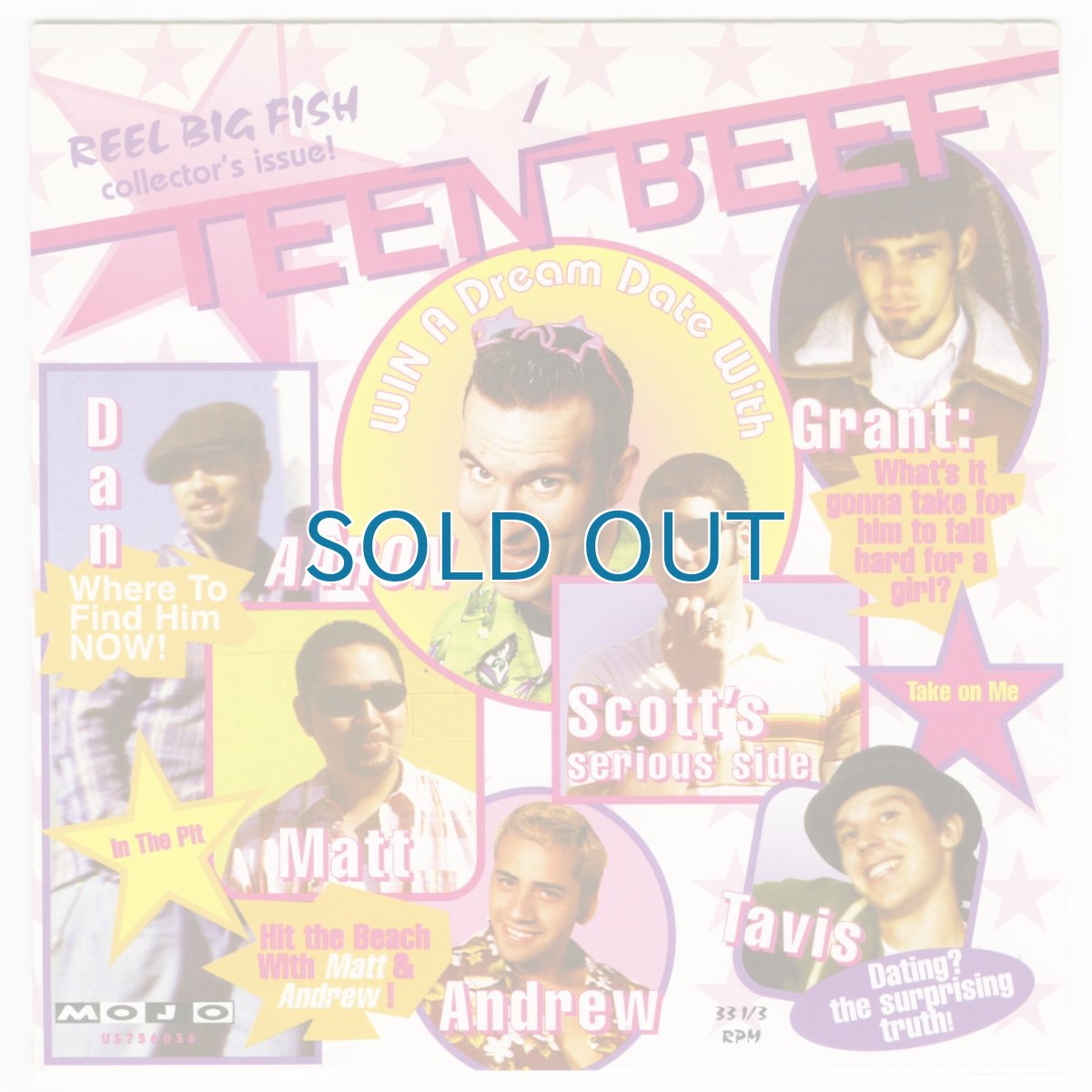 画像1: Reel Big Fish & Goldfinger / Teen Beef | Tiger Meat [US Orig.EP] [7inch | Mojo]【ユーズド】 (1)