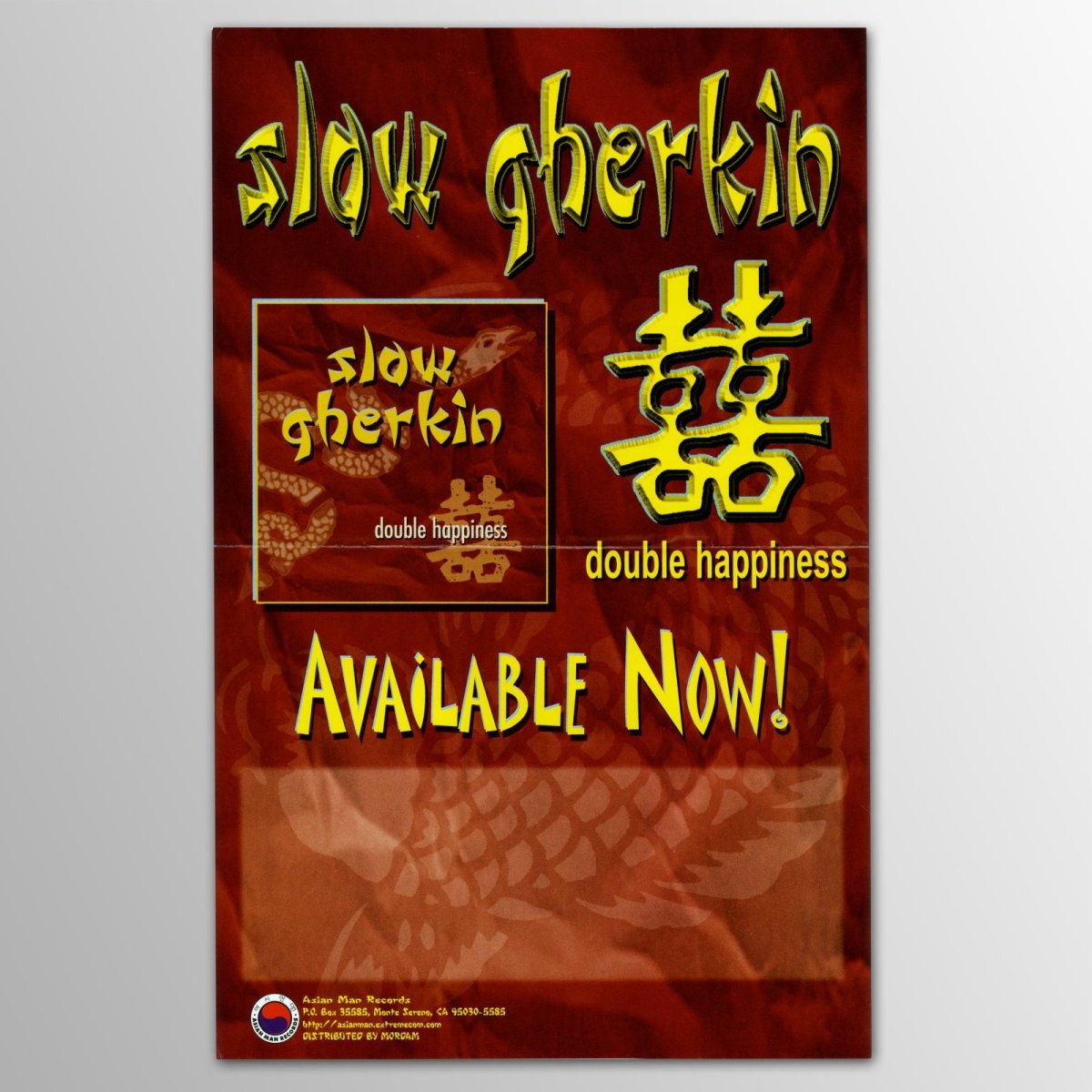 画像1: Slow Gherkin / Double Happiness ポスター (1)