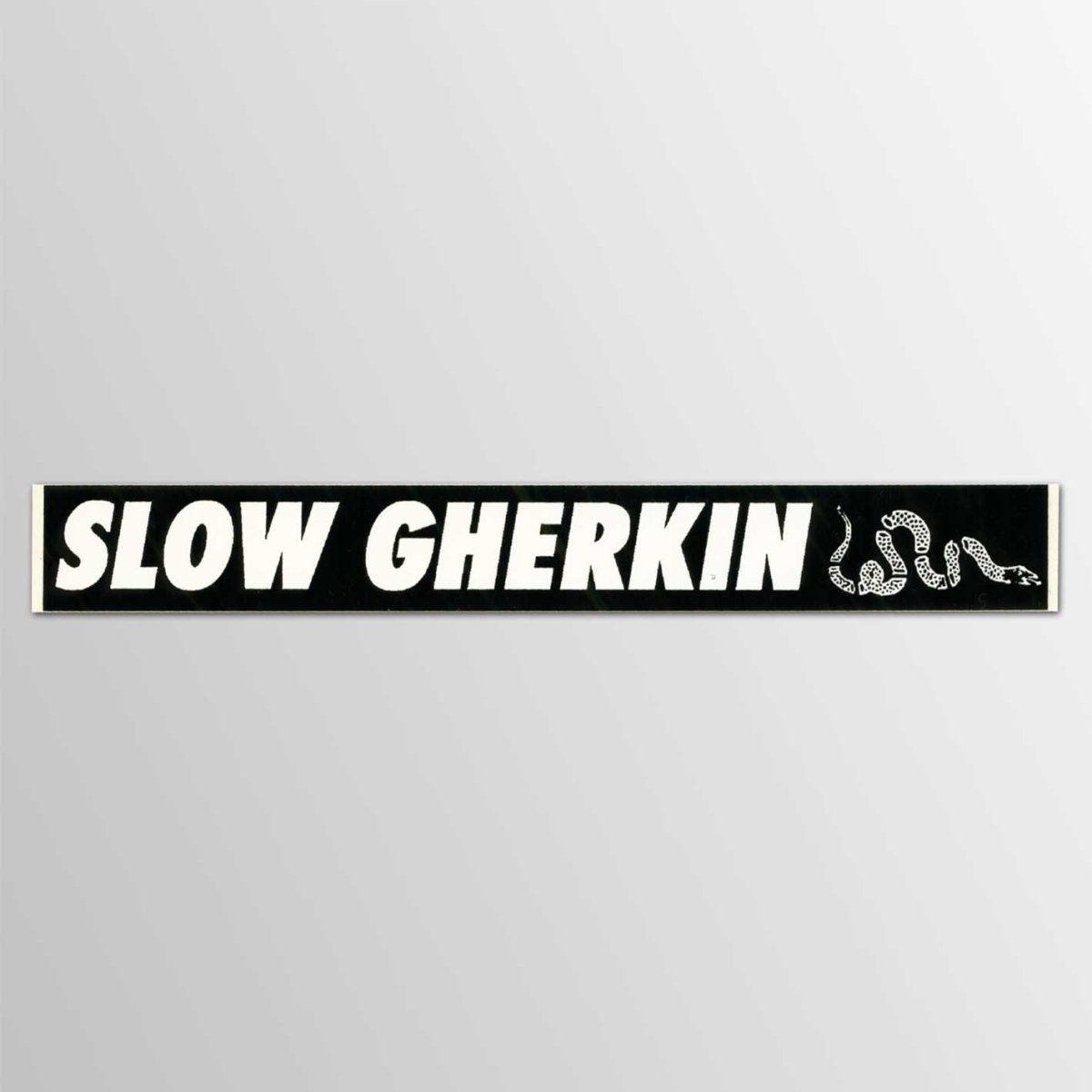 画像1: Slow Gherkin / Snake ステッカー (1)