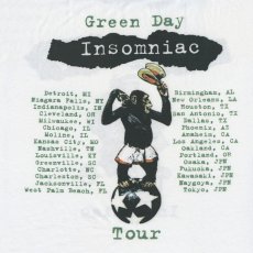 画像4: Green Day / Insomniac Tour ホワイト T/S (4)