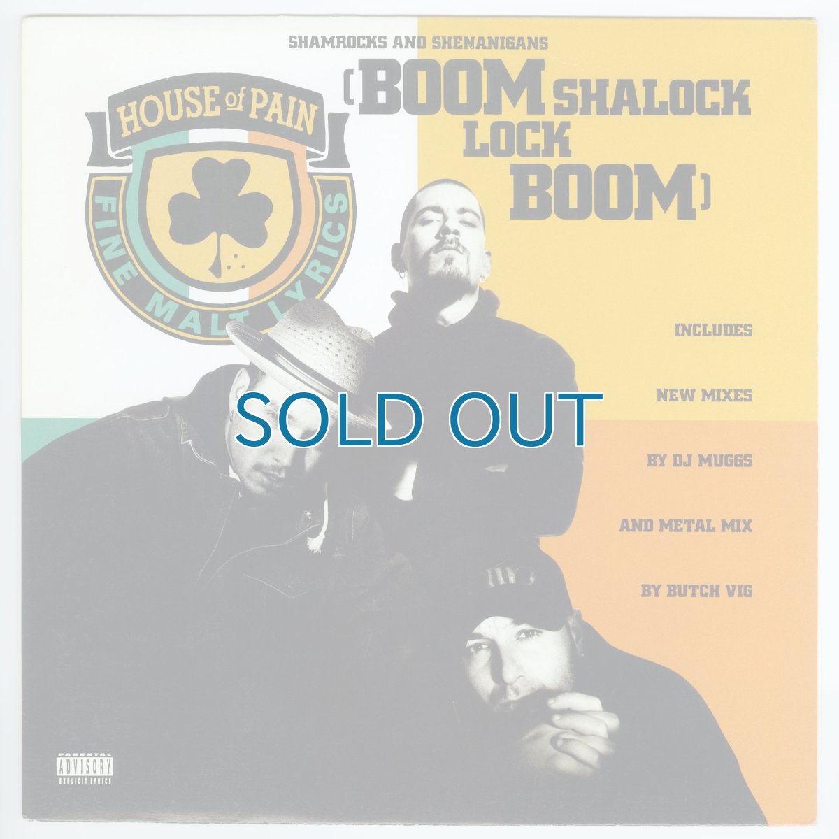 画像1: House Of Pain / Shamrocks And Shenanigans (Boom Shalock Lock Boom) [UK Orig.EP] [12inch | XL]【ユーズド】 (1)