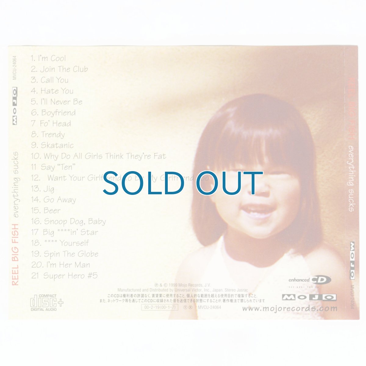 画像5: 【日本盤】Reel Big Fish / Everything Sucks [JPN Orig.LP | Enhanced][CD| Universal]【ユーズド】 (5)