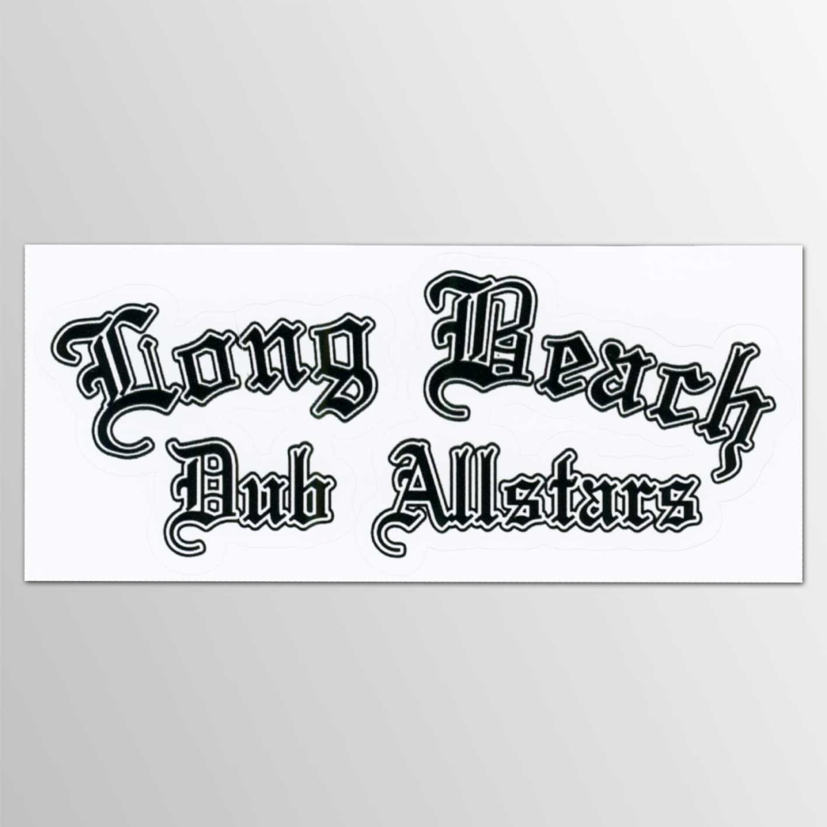 画像1: Long Beach Dub Allstars / Logo 4″×4″ ダイカット・ステッカー (1)
