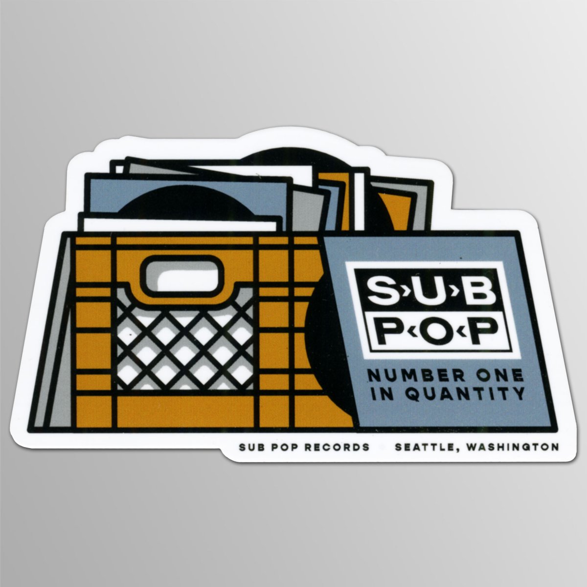 画像1: Sub Pop / Vinyl Box ステッカー (1)