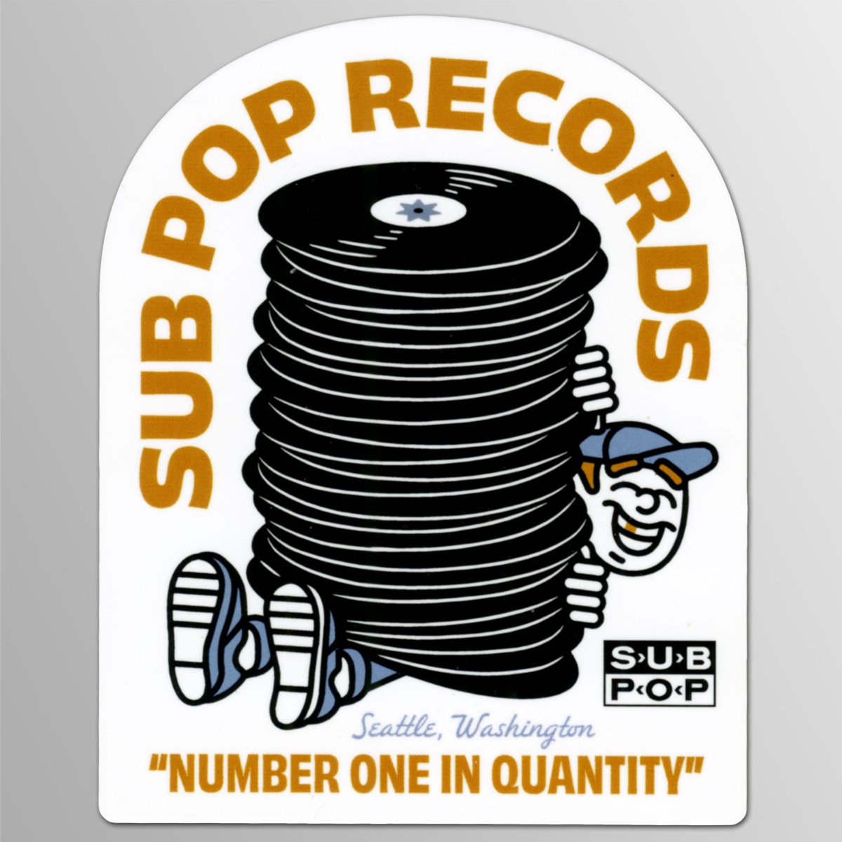 画像1: Sub Pop / Number One In Quantity ステッカー (1)