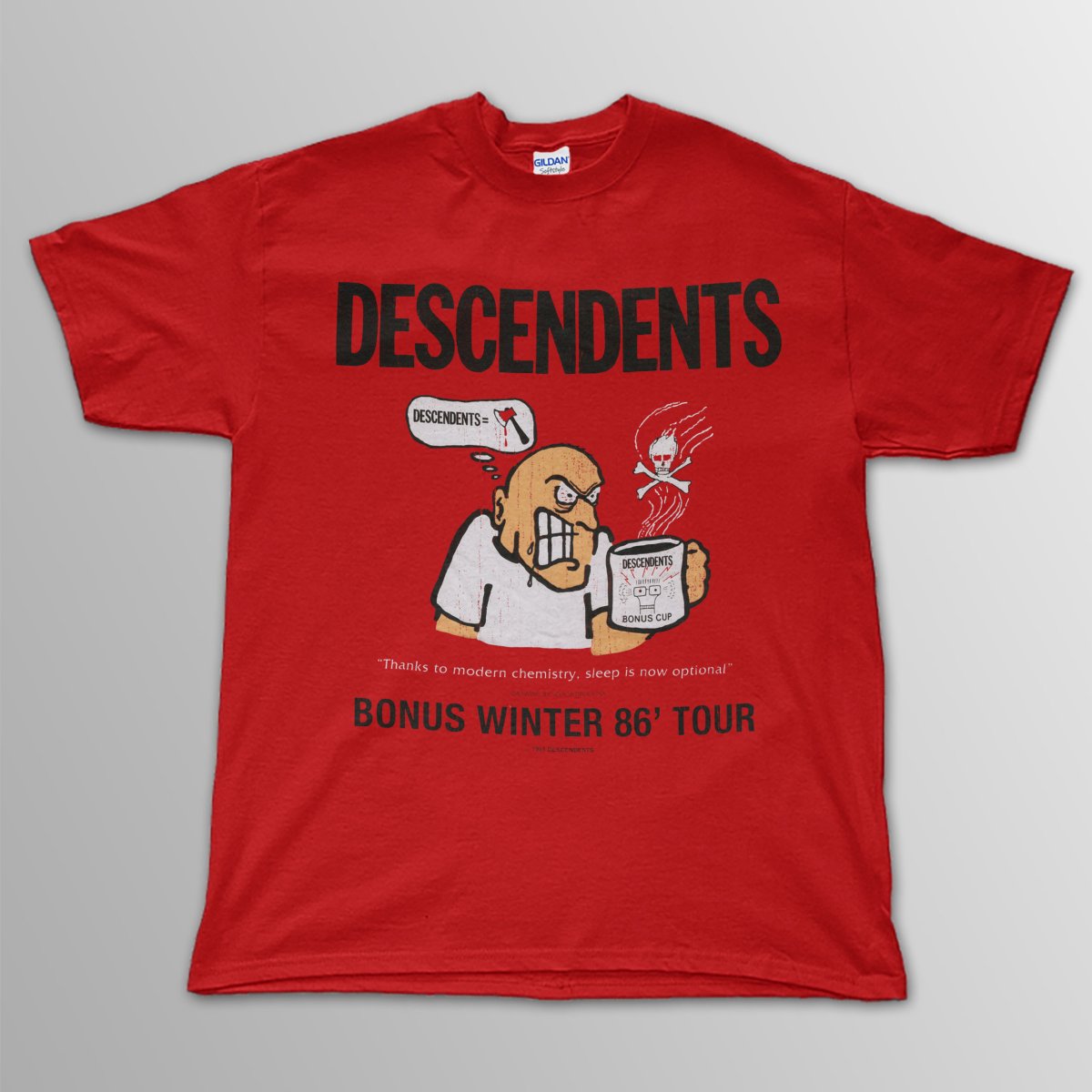 画像1: Descendents / Bonus Cup '86 Tour T/S (1)