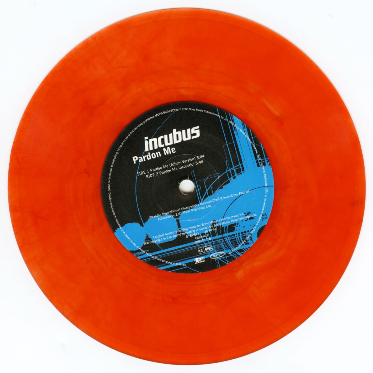 画像5: Incubus / Pardon Me [US Orig.EP | Numbered | Red][7inch | Epic]【ユーズド】 (5)