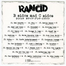 画像3: 【日本盤】Rancid / B Sides And C Sides [US Orig.LP][CD | Epic]【ユーズド】 (3)