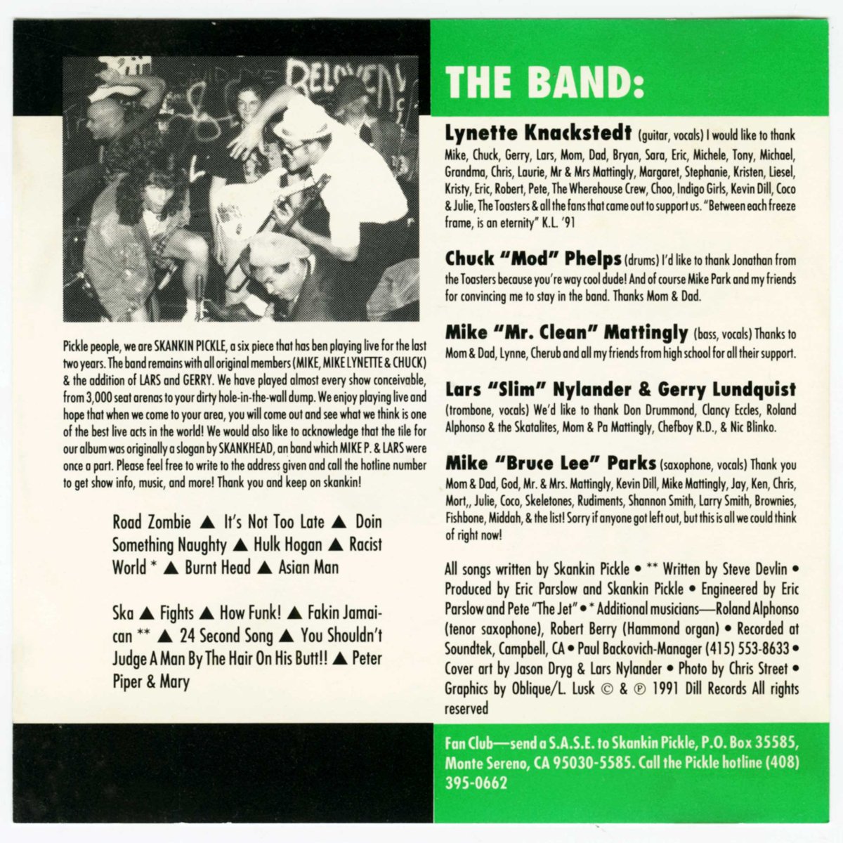 画像2: Skankin' Pickle / Skafunkrastapunk [US org.LP] [CD | Dill]【ユーズド】 (2)