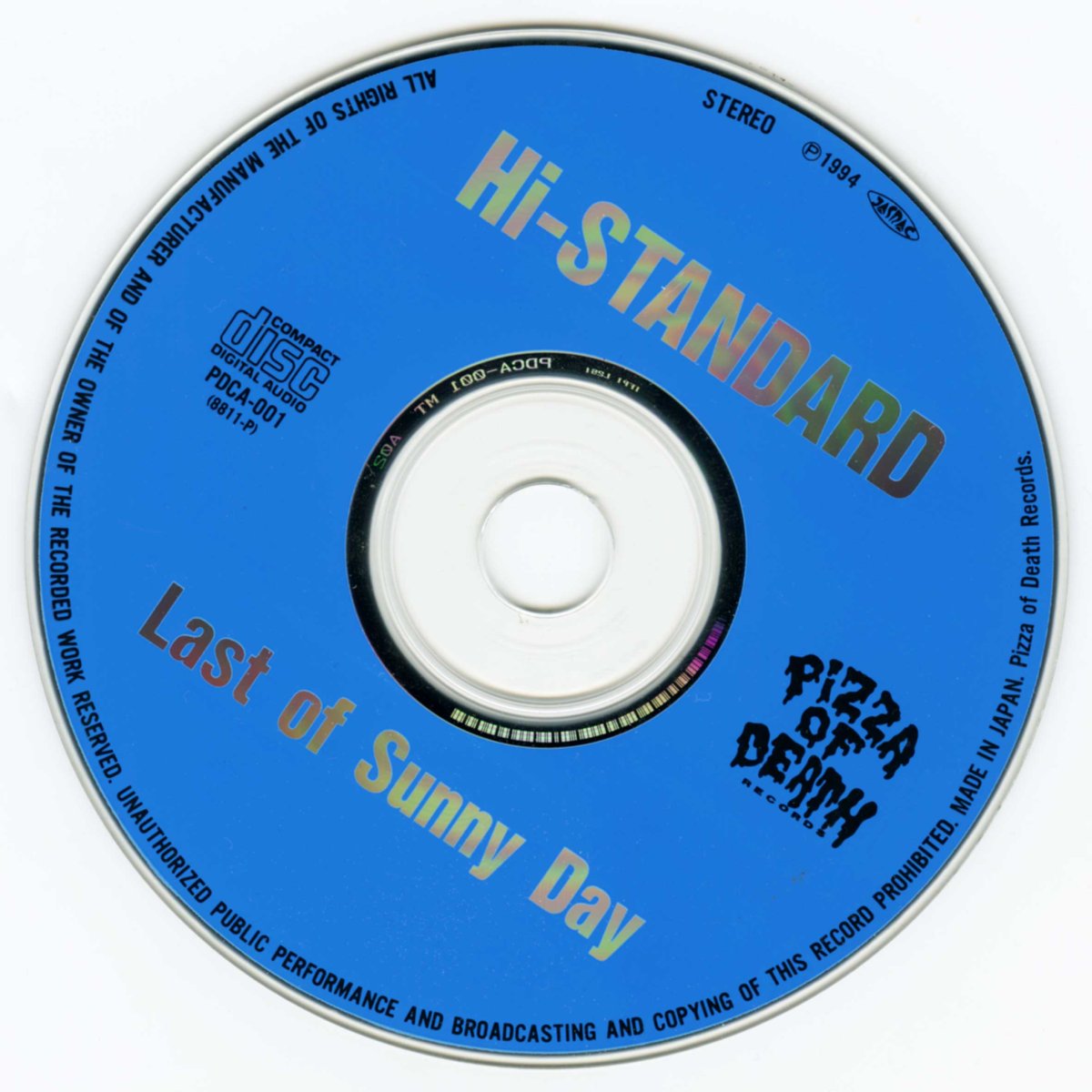 画像7: 【日本盤】Hi-Standard / Last Of Sunny Day [JPN Orig.LP] [CD | Pizza Of Death]【ユーズド】 (7)