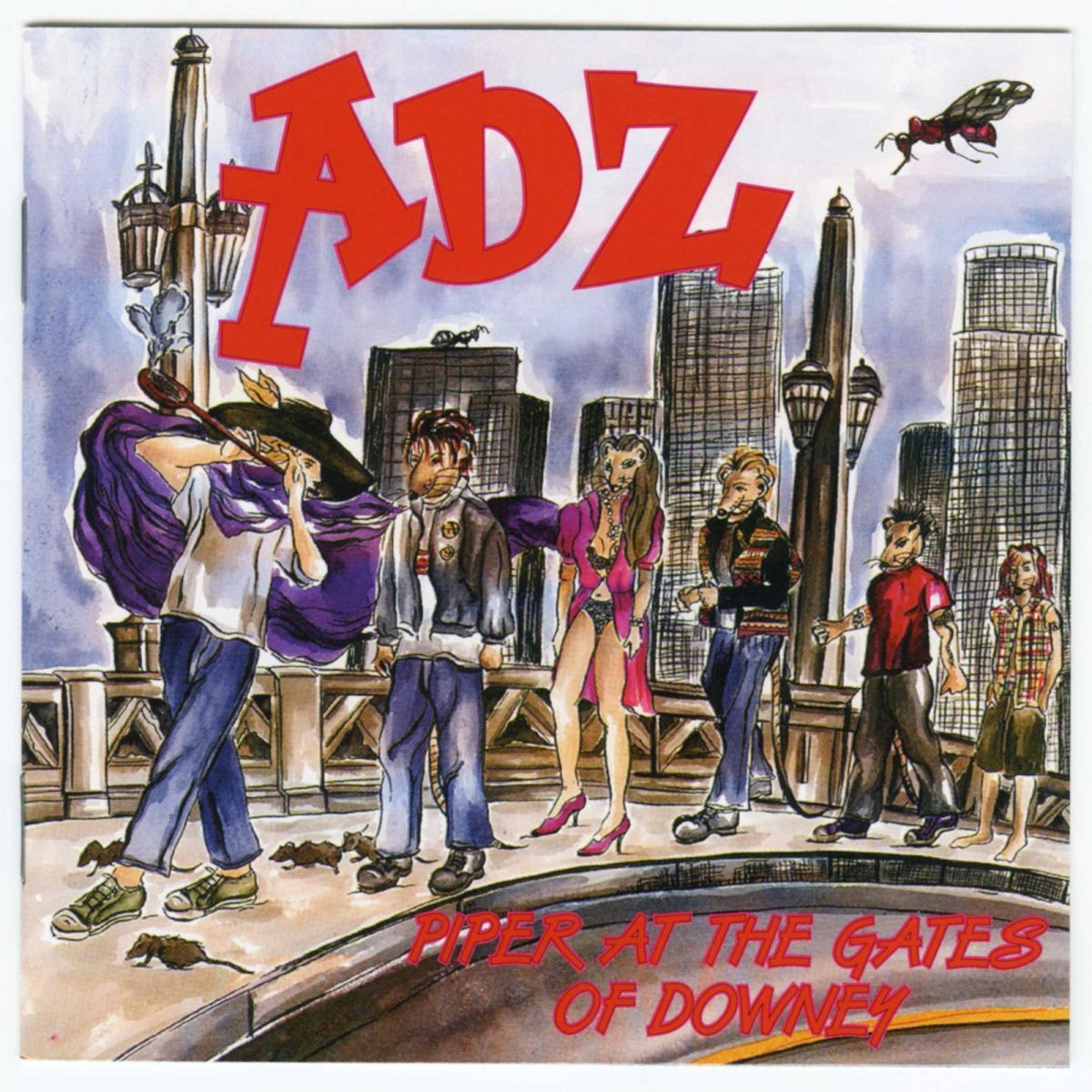 画像1: ADZ / Piper At The Gates Of Downey [Germany Orig.LP][CD | Bitzcore]【ユーズド】 (1)