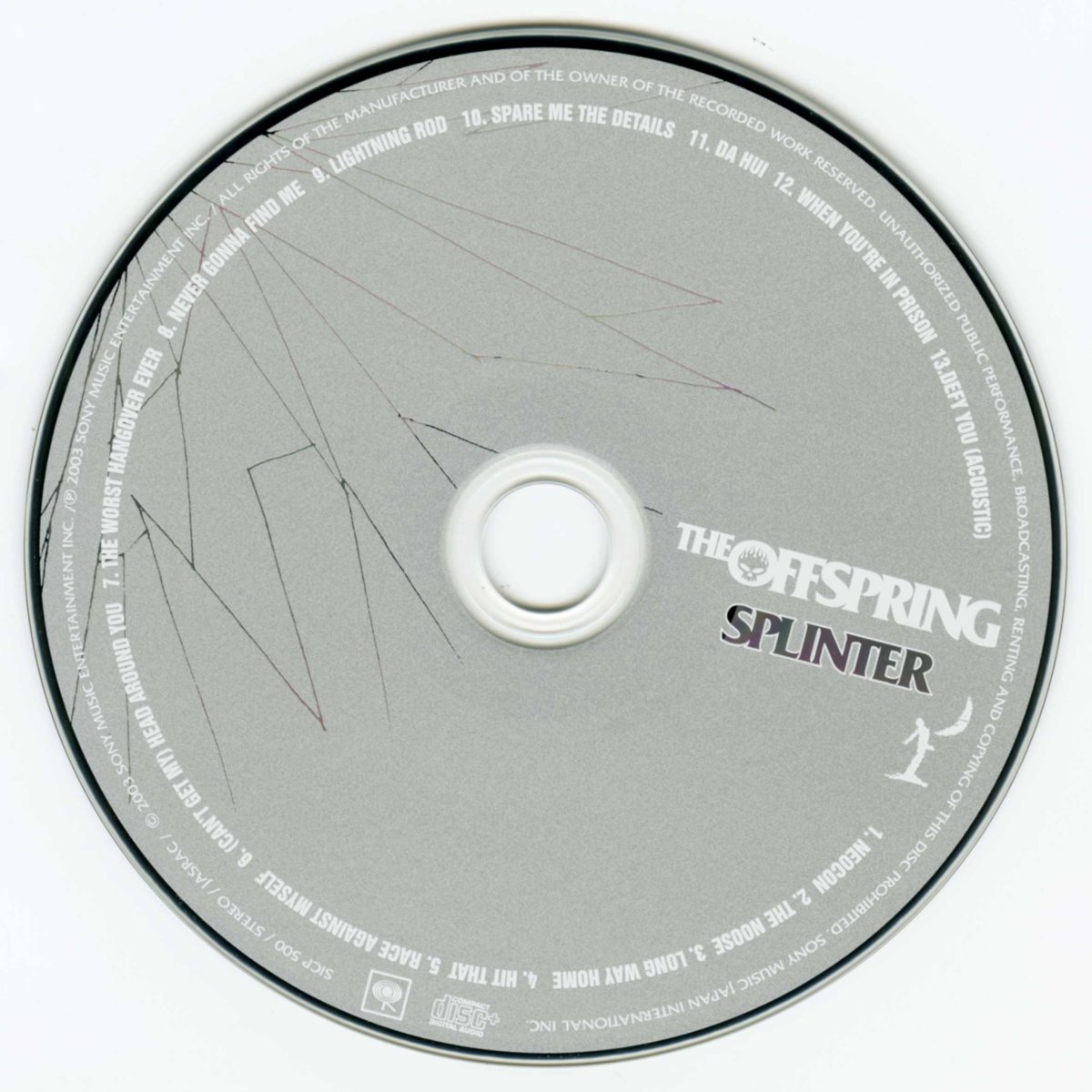 画像7: 【日本盤】The Offspring / Splinter [JPN ORG.LP | Enhanced] [CD | Sony]【ユーズド】 (7)