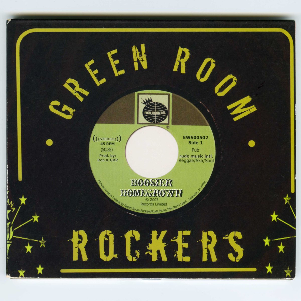 画像1: Green Room Rockers / Hoosier Homegrown [--- Orig.LP][CD | Rude Music]【ユーズド】 (1)
