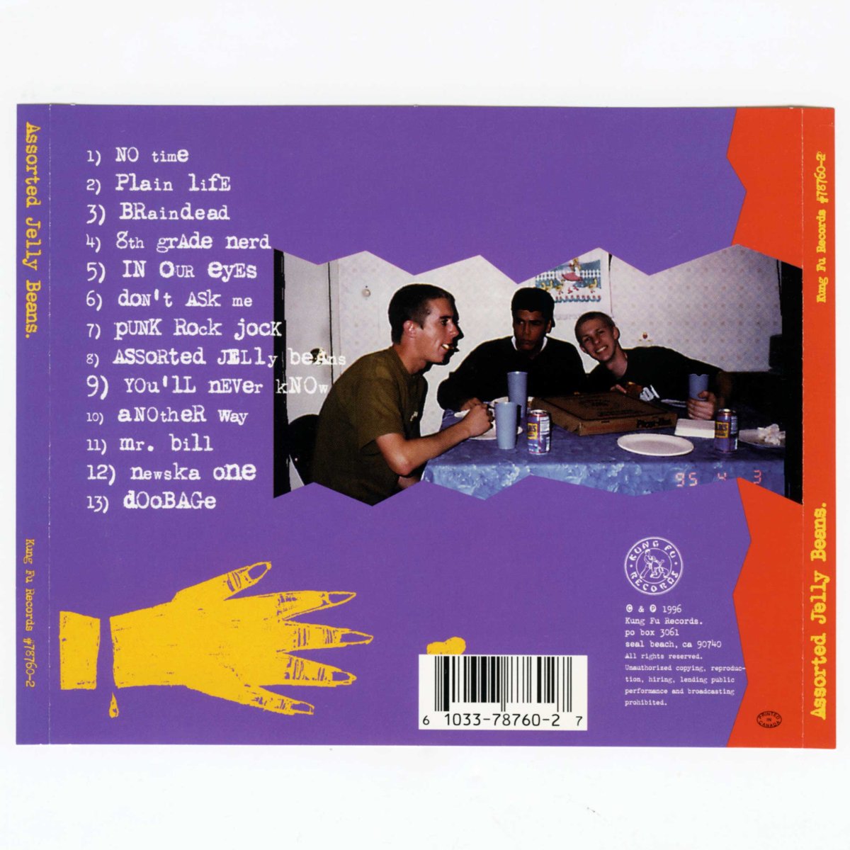 画像3: Assorted Jelly Beans  / Assorted Jelly Beans [US Orig.LP][CD | Kung Fu]【ユーズド】 (3)